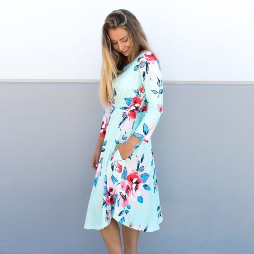 Floral Midi Dress